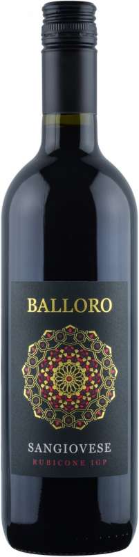 Вино географическое Баллоро Санджовезе сухое красное 11,5% 0,75 л