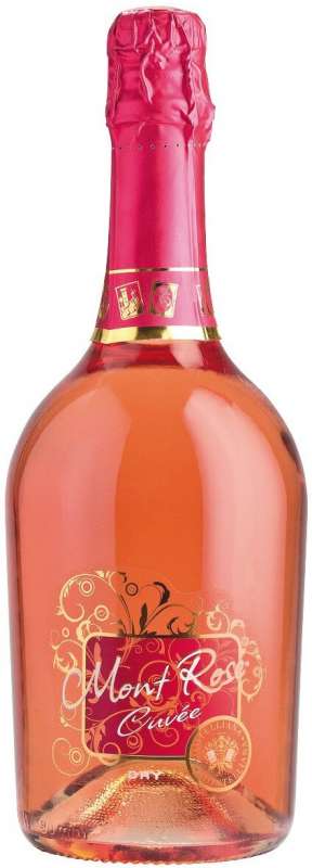 Вино игристое Монт Розе Спуманте сухое розовое 11% 0,75л